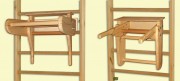 Ирель 10763 Навесной турник-брусья Ирель к шведской стенке фото